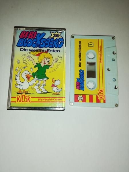 Bibi Blocksberg Folge 36 Die weißen Enten 5-fach Silber geschraubt Weiß mit Gelben Cover 4.27636 CD Kiosk